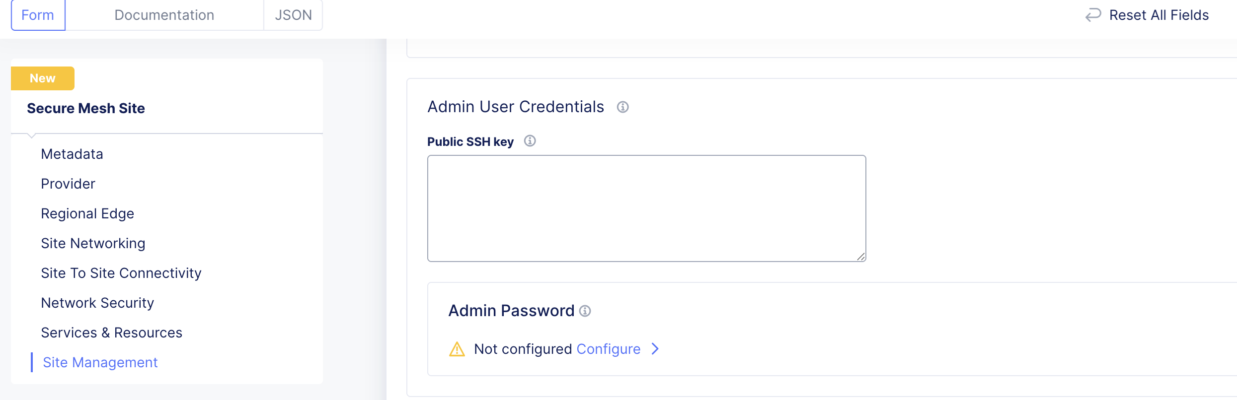 Figure: SSH Public Key
