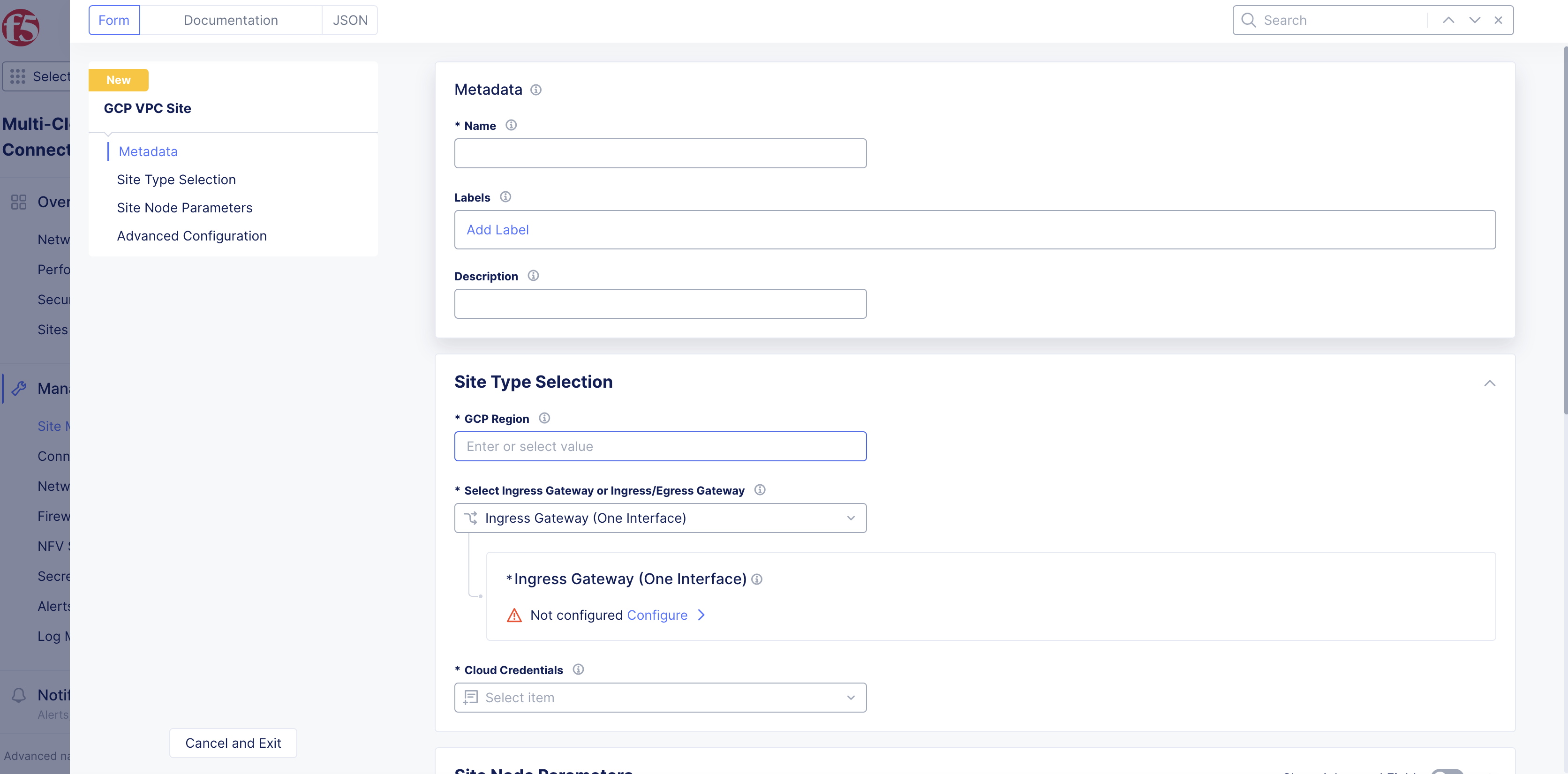 Figure: Select Region